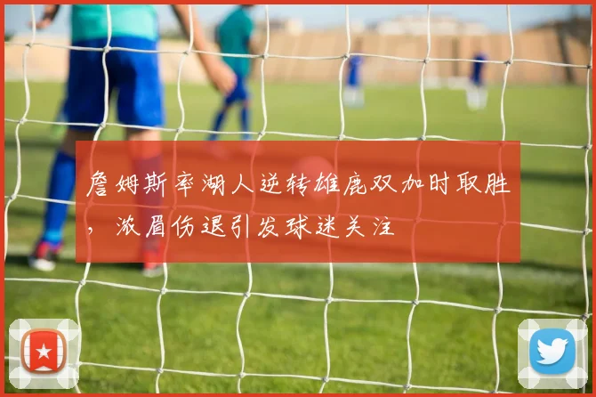 詹姆斯率湖人逆转雄鹿双加时取胜,浓眉伤退引发球迷关注